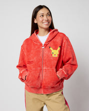 Pikachu Brighten Your Day Zip-Up Hoodie