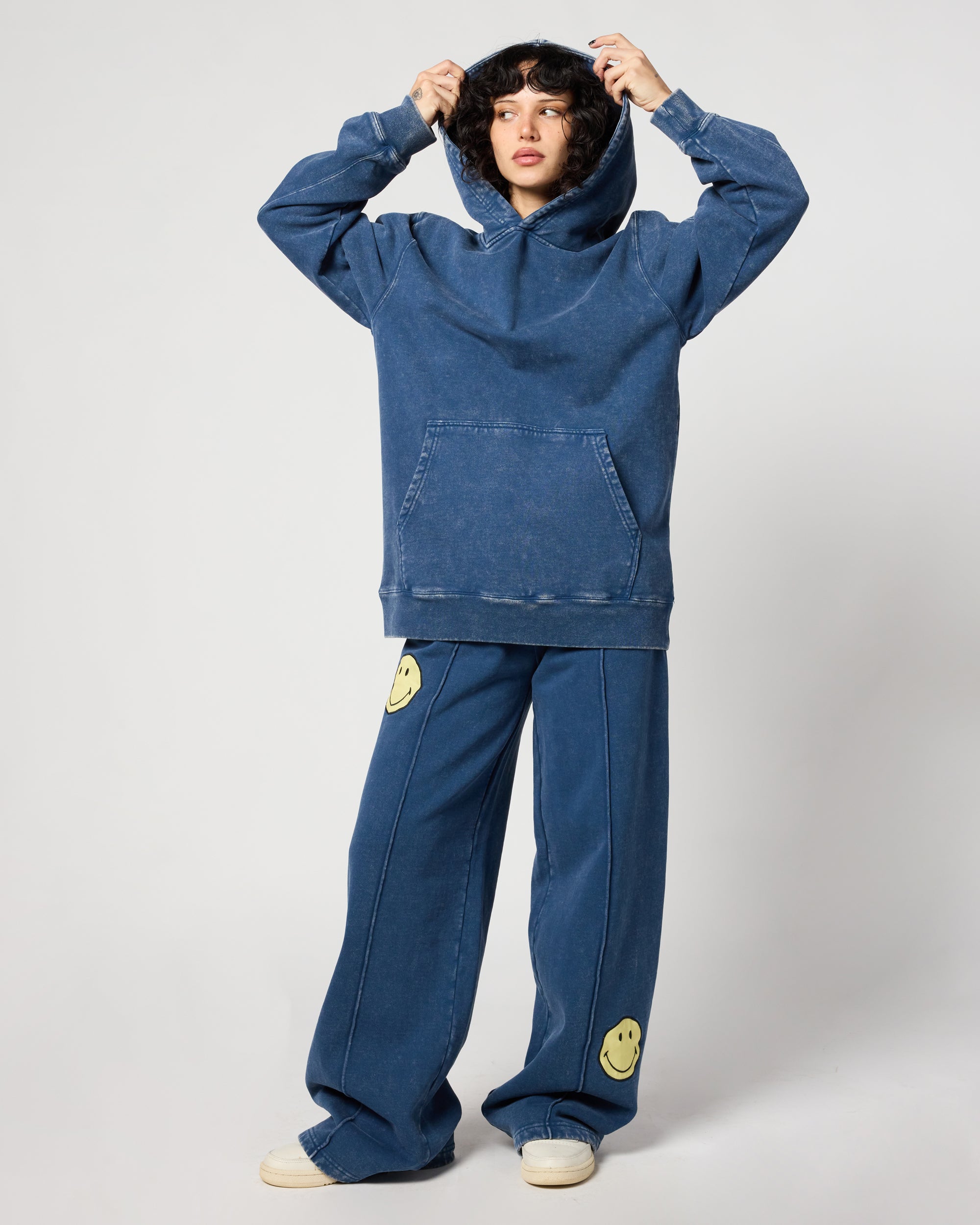 Smiley® Straight Leg Pants, Denim Blue