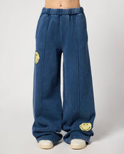 Smiley® Straight Leg Pants, Denim Blue