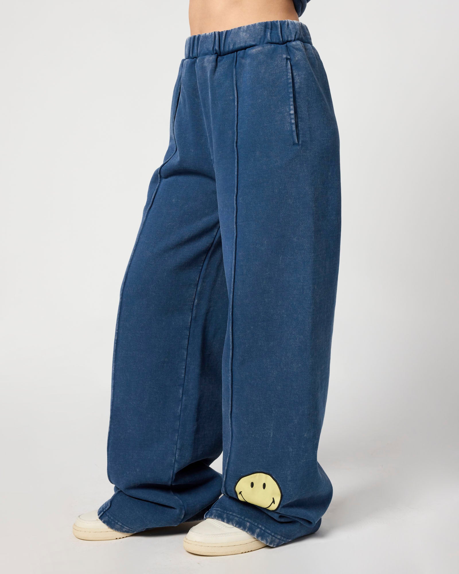 Smiley® Straight Leg Pants, Denim Blue