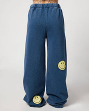 Smiley® Straight Leg Pants, Denim Blue