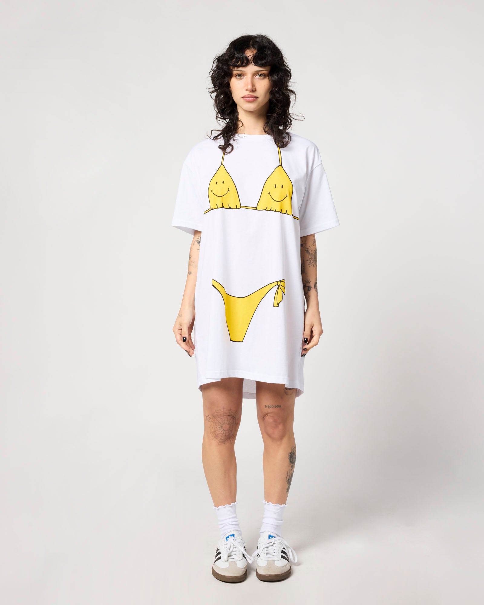 Smiley Bikini T-Shirt Dress