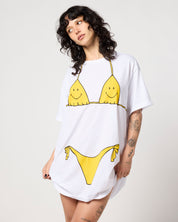 Smiley Bikini T-Shirt Dress