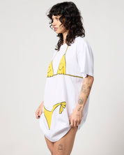 Smiley Bikini T-Shirt Dress
