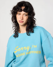 Smiley Chasing Happiness Crewneck