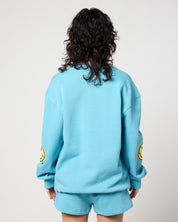 Smiley Chasing Happiness Crewneck