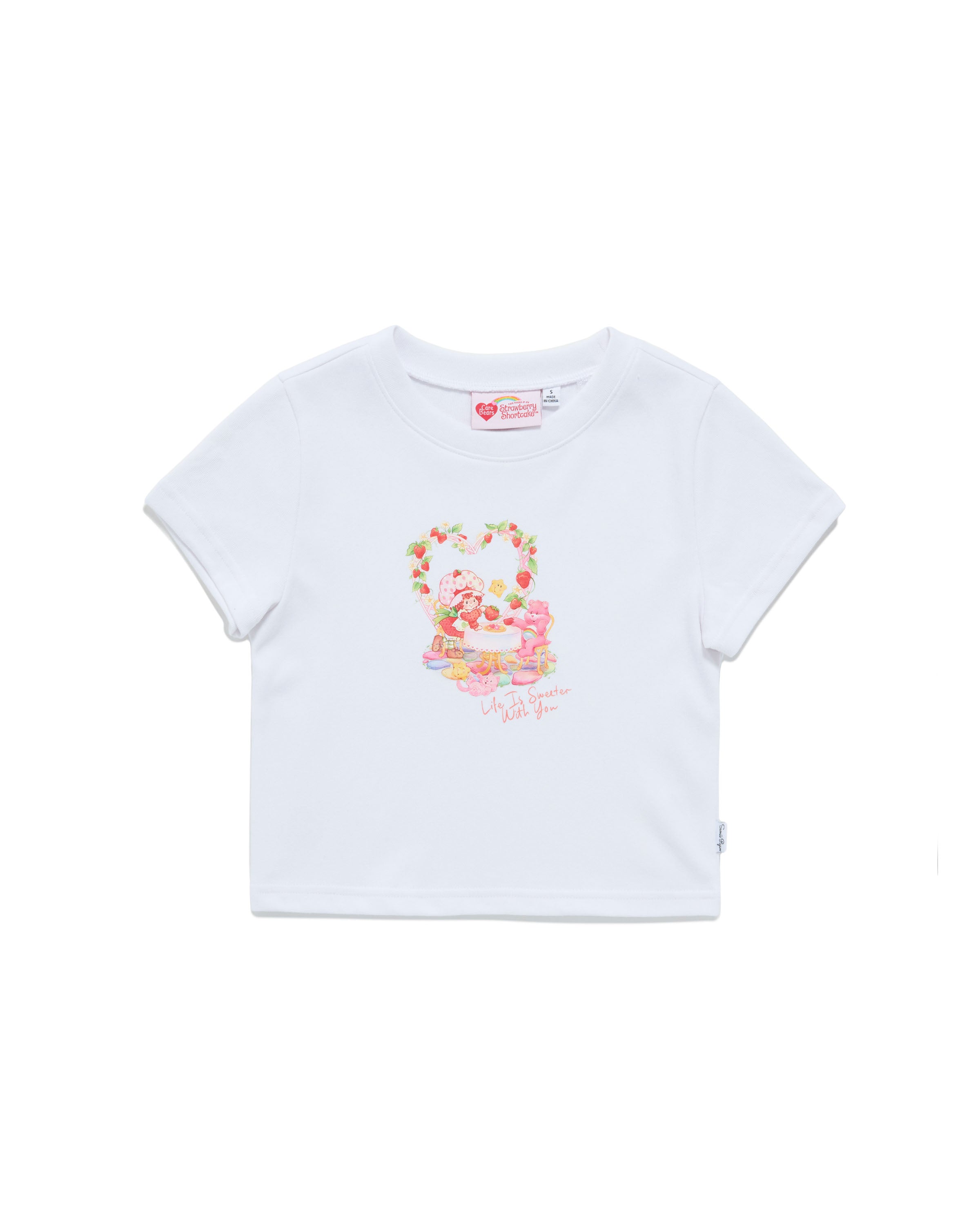 Life Is Sweet Baby Tee, White – Samii Ryan