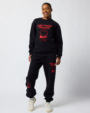 Smiley® Positive Vibes Club Crewneck