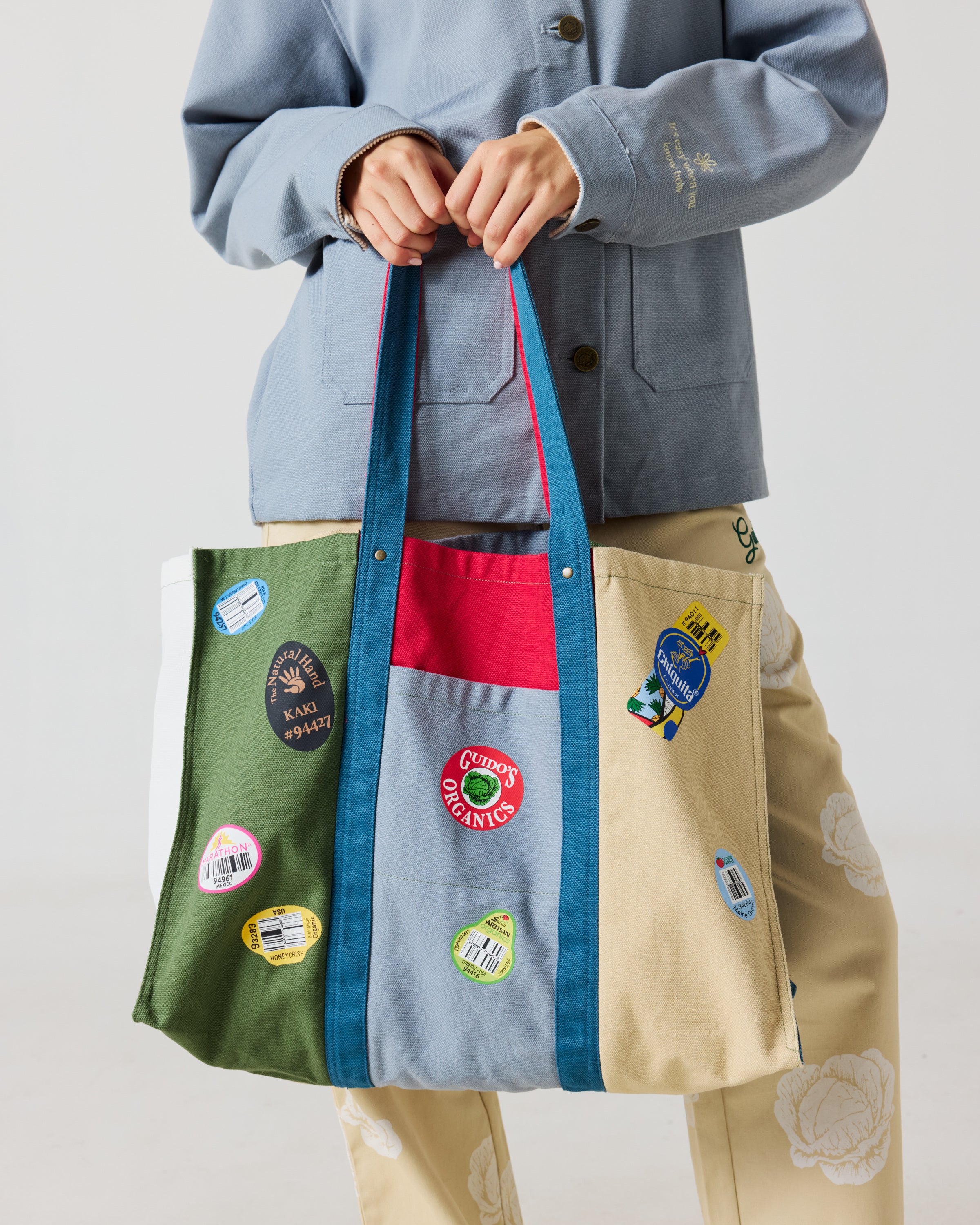 Fruit Sticker Tote Bag
