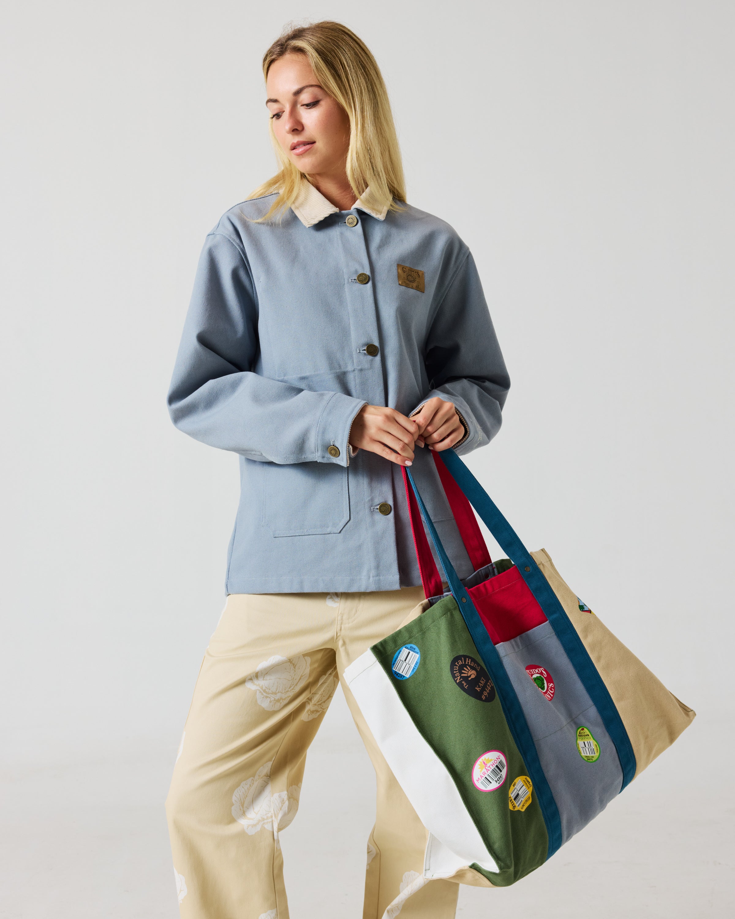Fruit Sticker Tote Bag