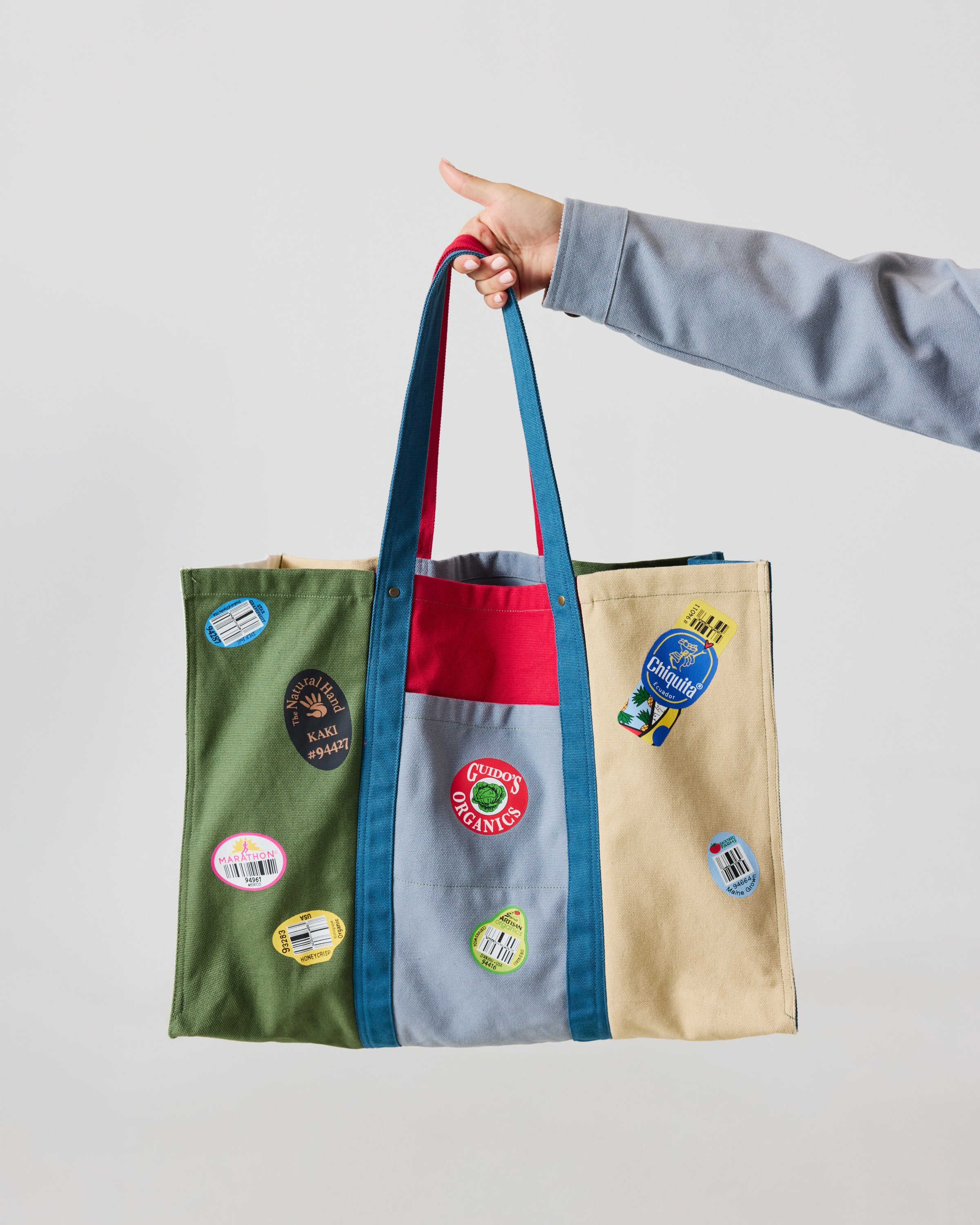 Fruit Sticker Tote Bag