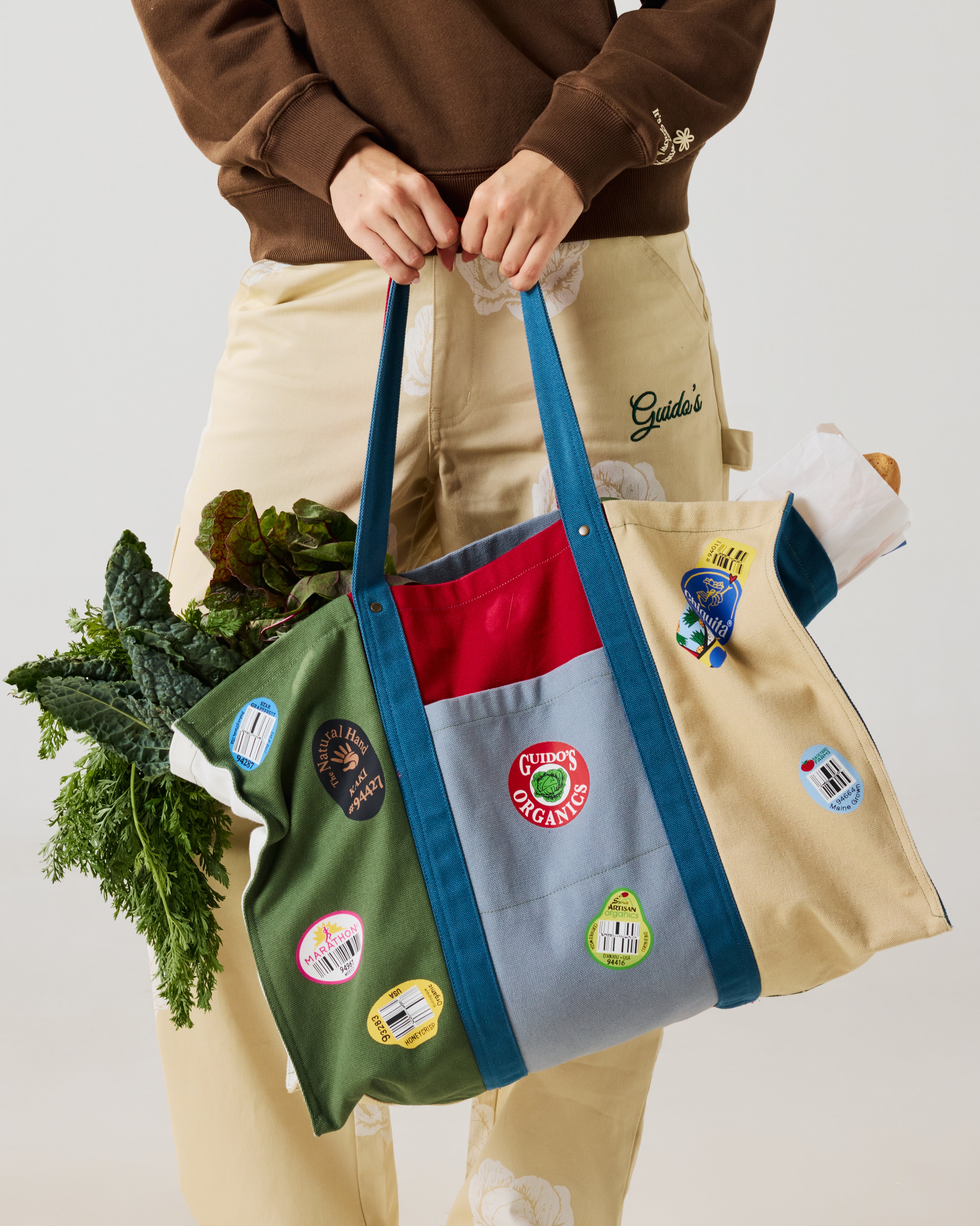 Fruit Sticker Tote Bag