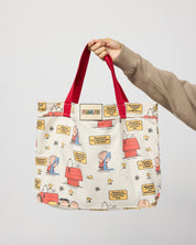 Peanuts The Meaning Of Happiness Tote Bag