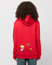 Snoopy Sports Club Hoodie, Red