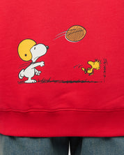 Snoopy Sports Club Hoodie, Red