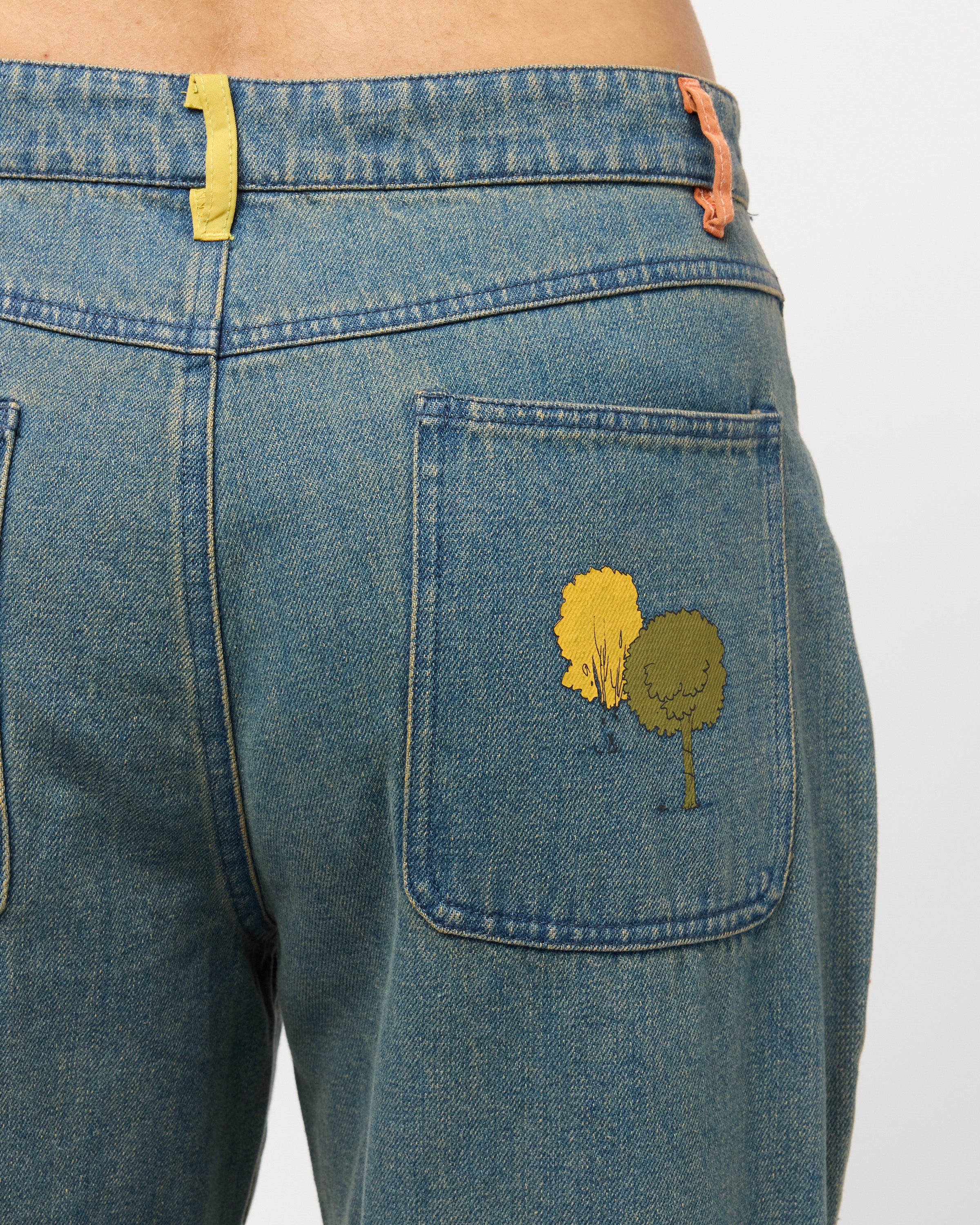 Snoopy & Woodstock Denim Pants