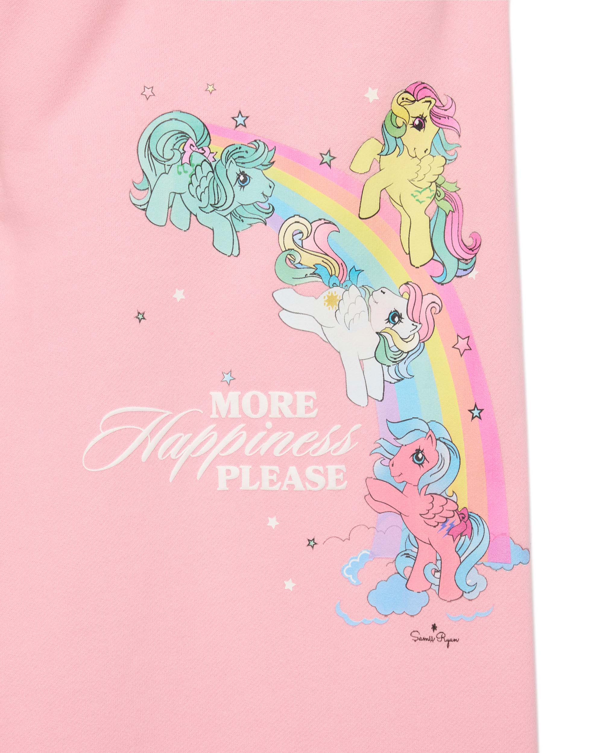 More Happiness Please Open Leg Sweatpants