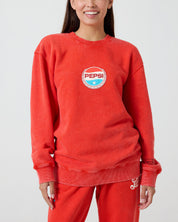 Cowgirl Pepsi Crewneck, Red