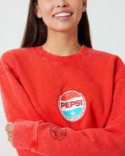 Cowgirl Pepsi Crewneck, Red