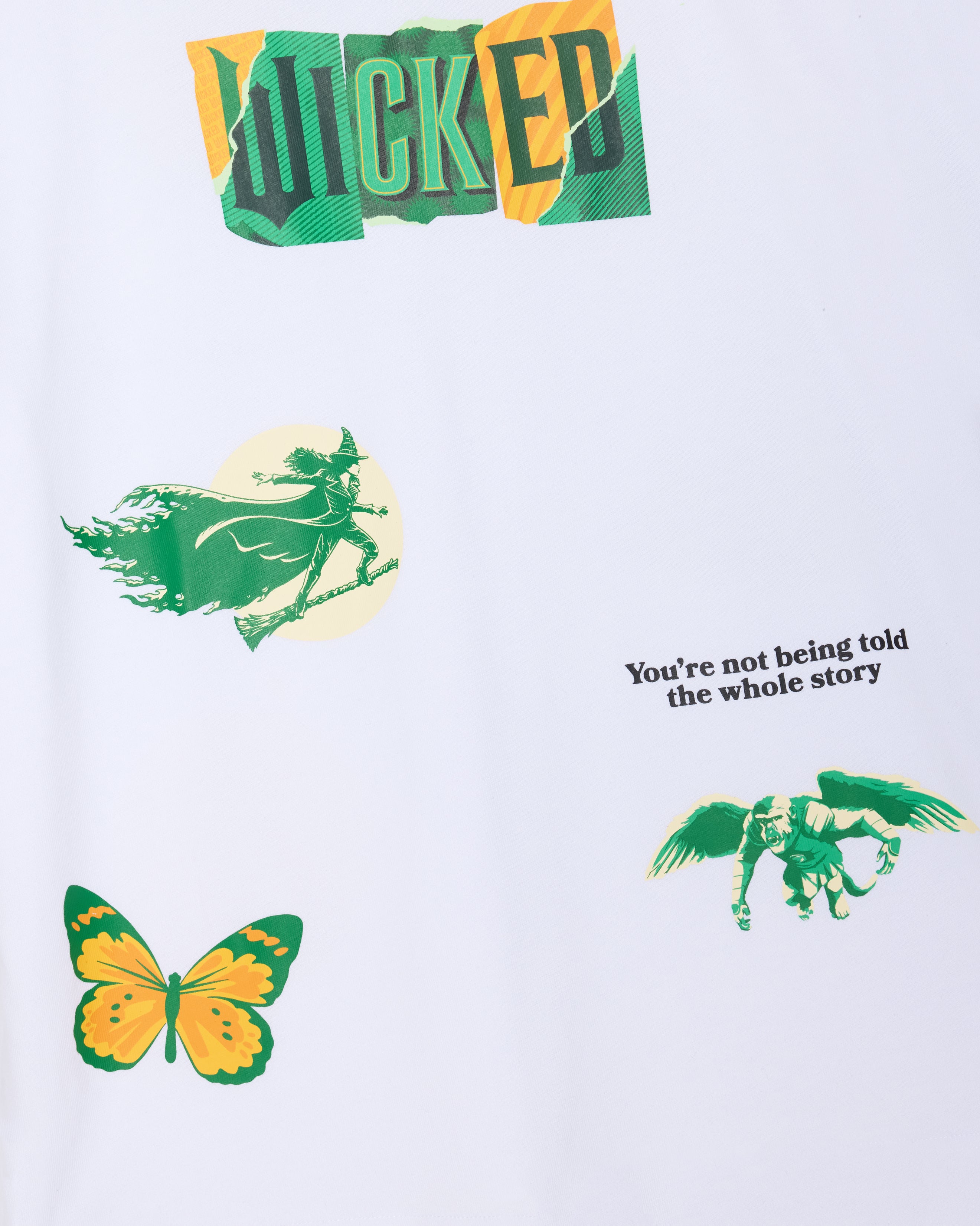 Wicked: For Good, Collage Oversized T-Shirt