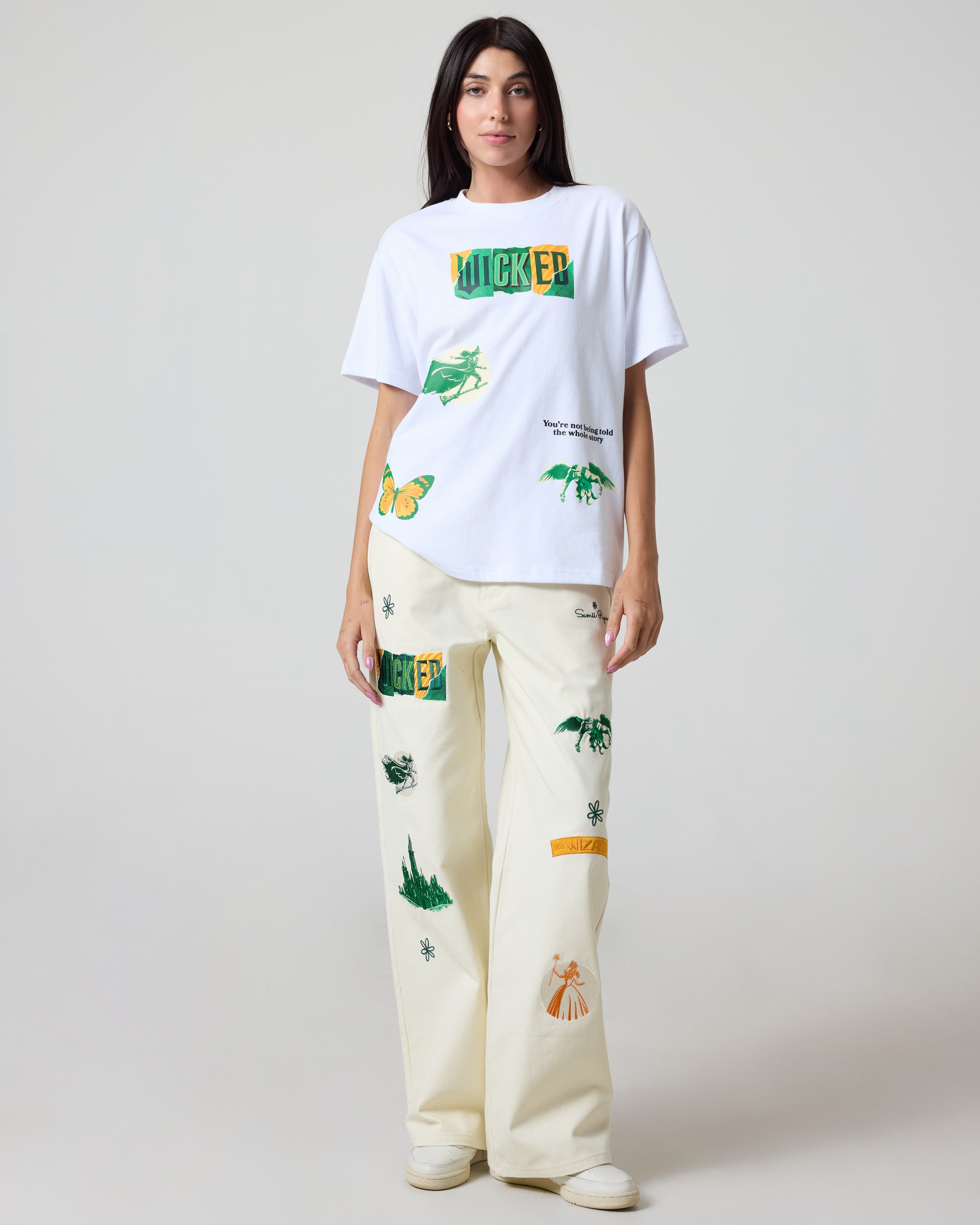 Wicked: For Good, Collage Oversized T-Shirt