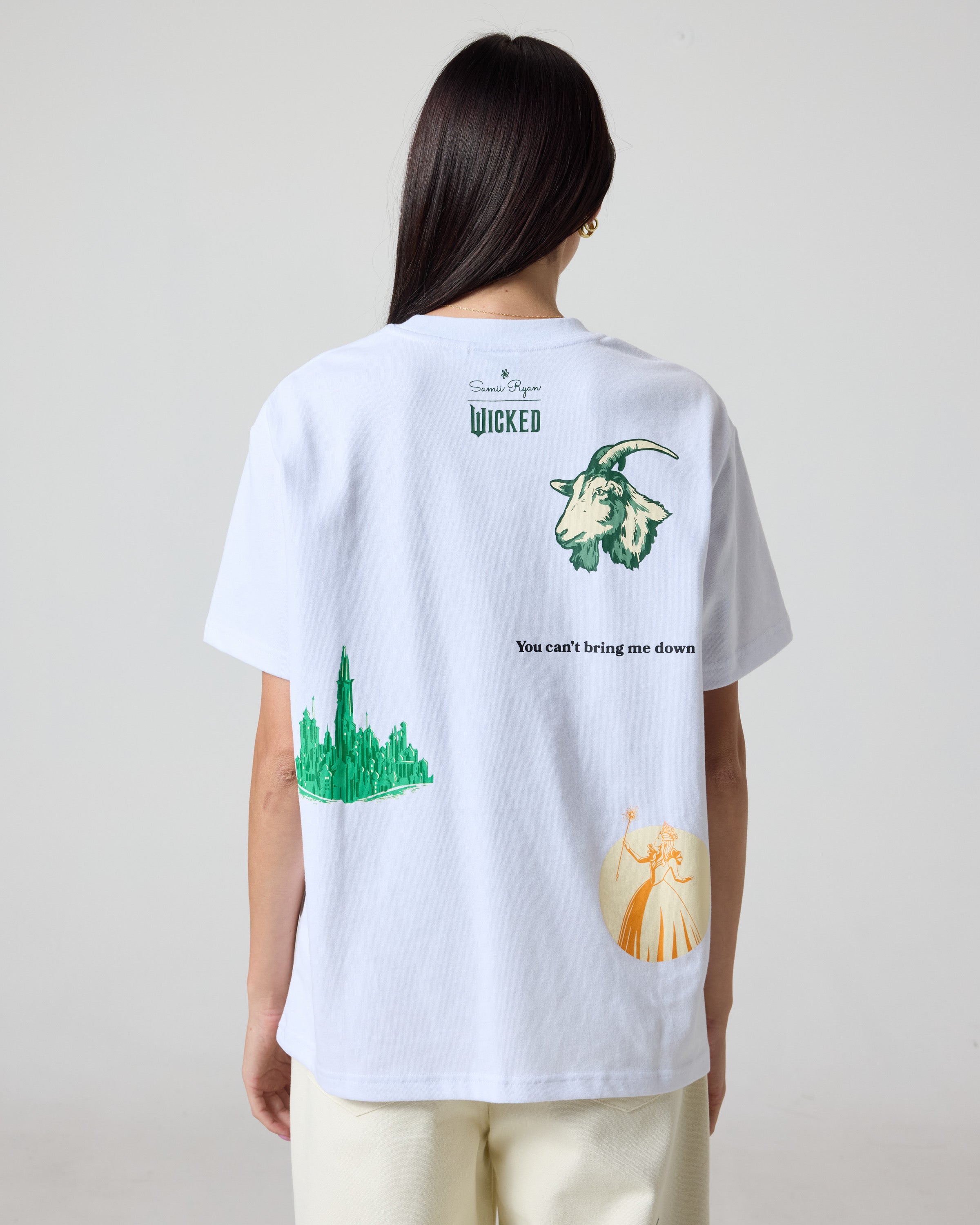 Wicked: For Good, Collage Oversized T-Shirt