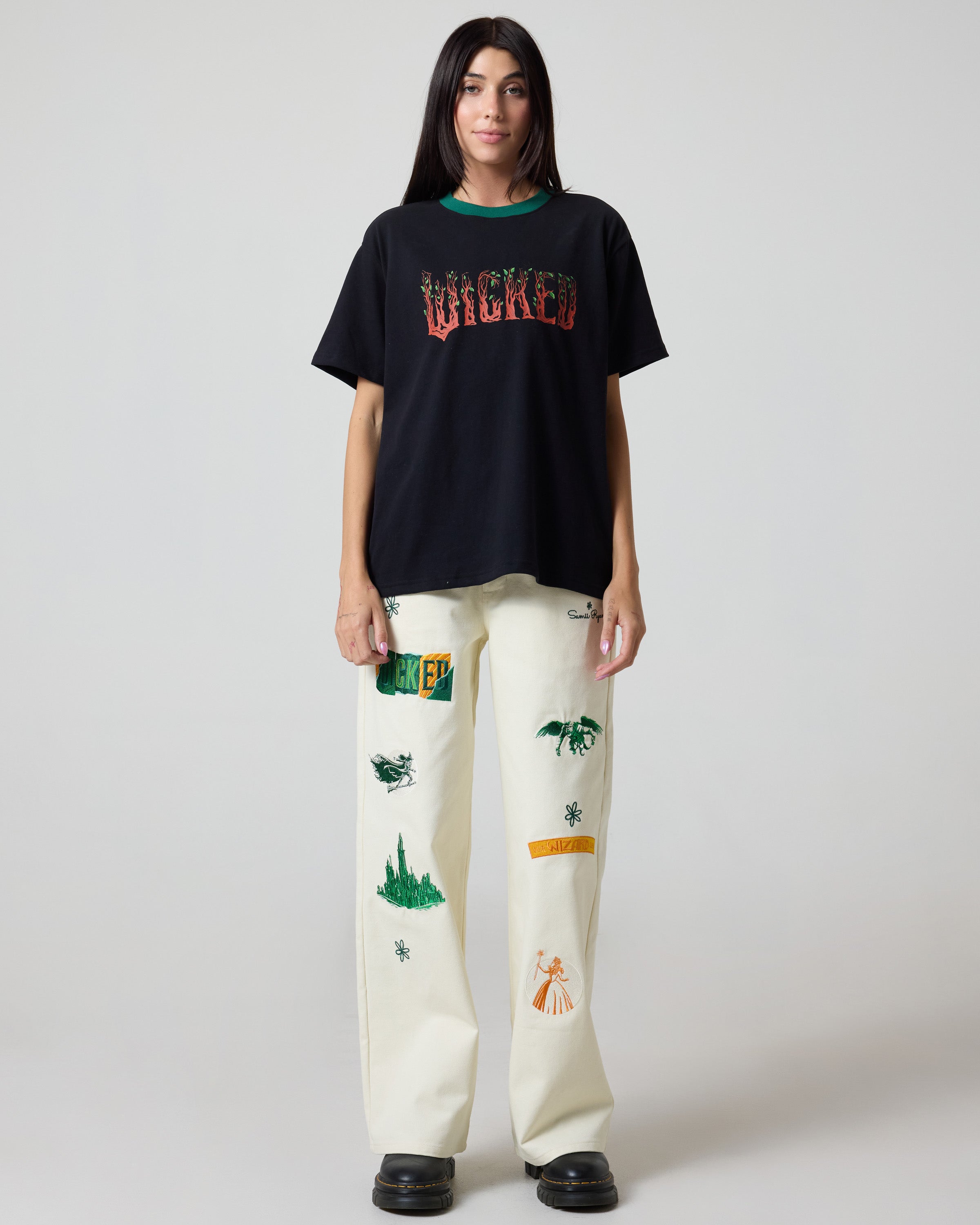 Wicked: For Good, Elphaba Wicked Logo Oversized T-Shirt – Samii Ryan