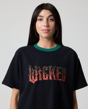 Wicked: For Good, Elphaba Wicked Logo Oversized T-Shirt
