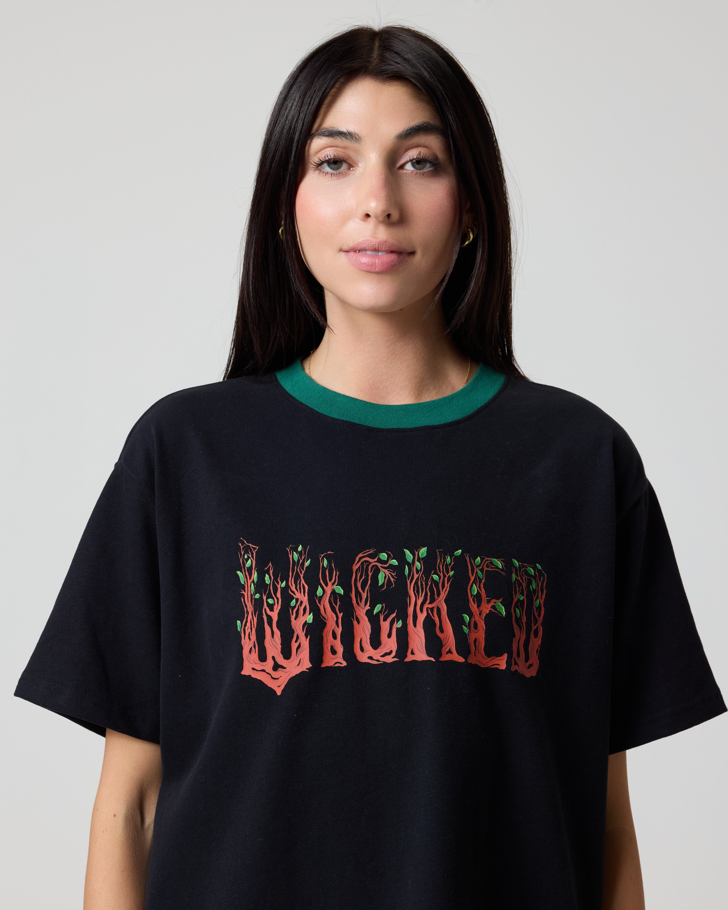 Wicked: For Good, Elphaba Wicked Logo Oversized T-Shirt