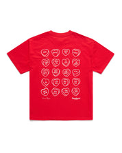 Sweethearts Just Kiss Me Oversized Tee, Red