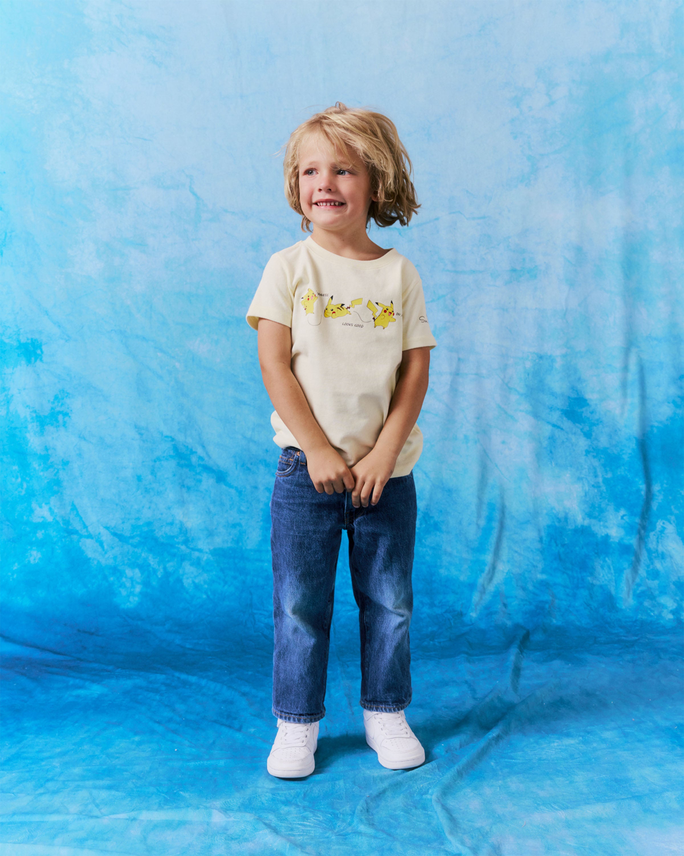 Kids- Pikachu Tee, Yellow
