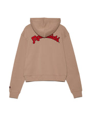 Monchhichi™ Vintage Wash Zip Up Hoodie, Brown