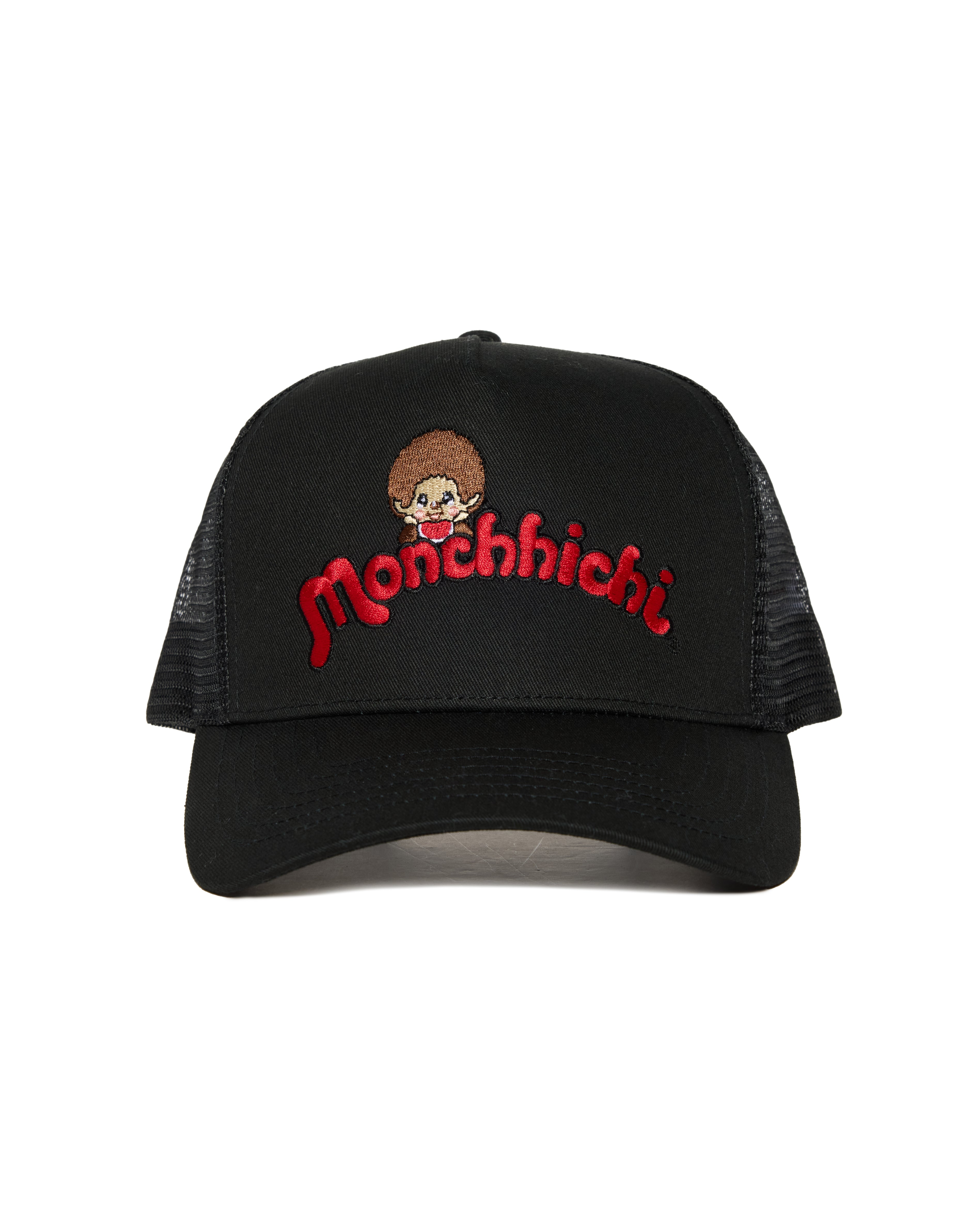 Monchhichi™ Logo Trucker Hat, Black