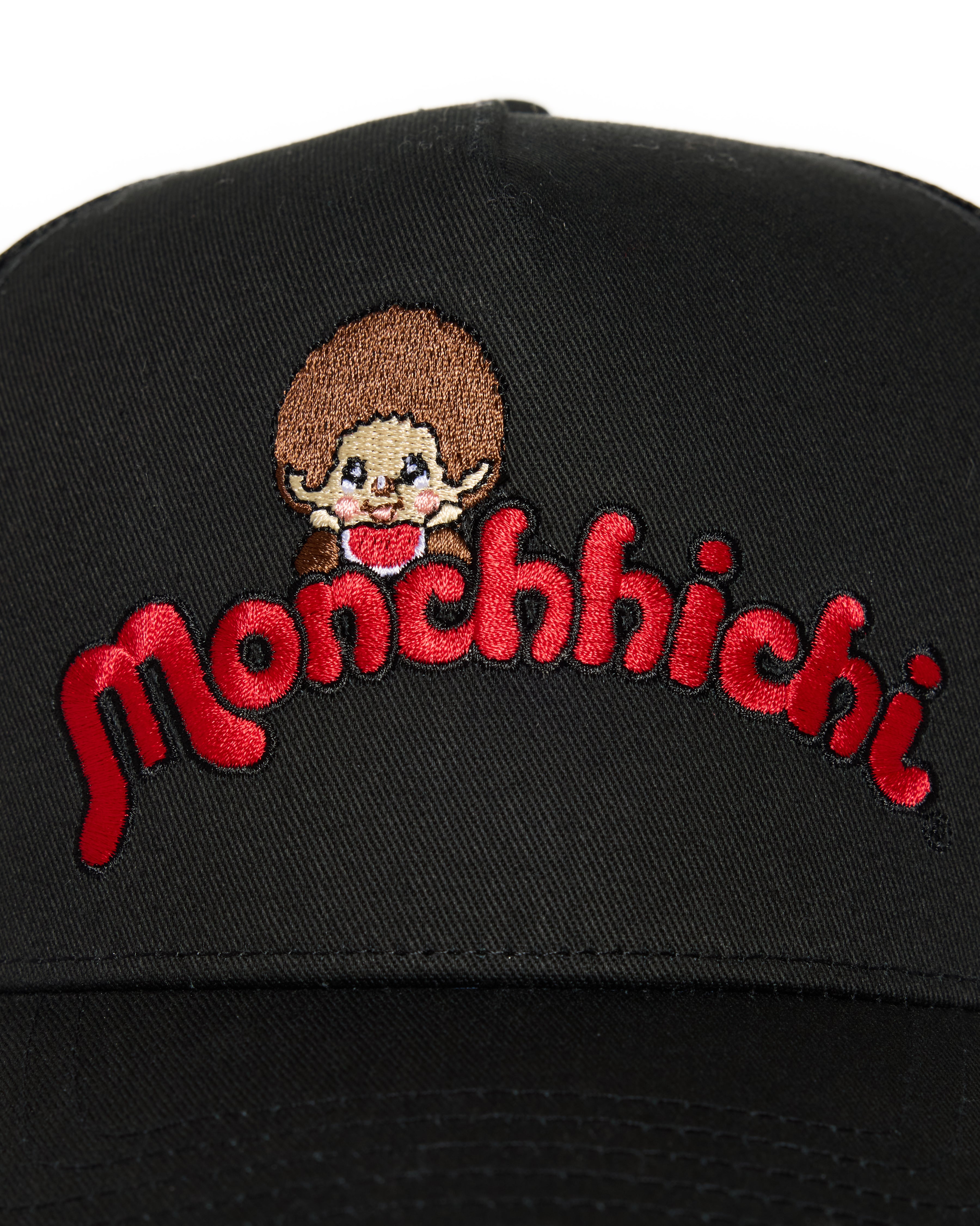Monchhichi™ Logo Trucker Hat, Black