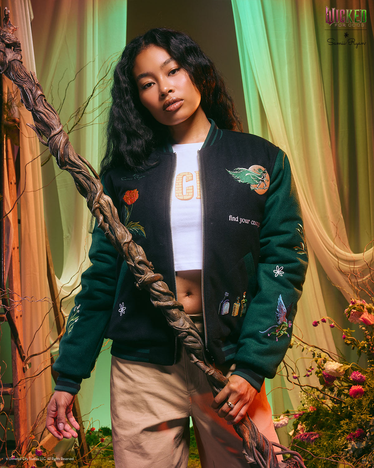 Wicked: For Good, Elphaba Varsity Jacket