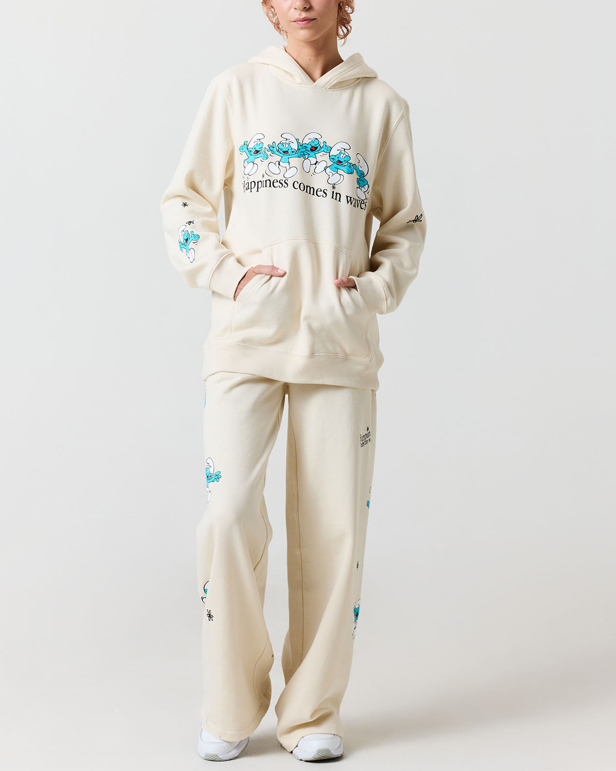 The Smurf Wave Hoodie, Bone