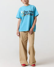 Just Keep Growing Oversized Tee, Blue