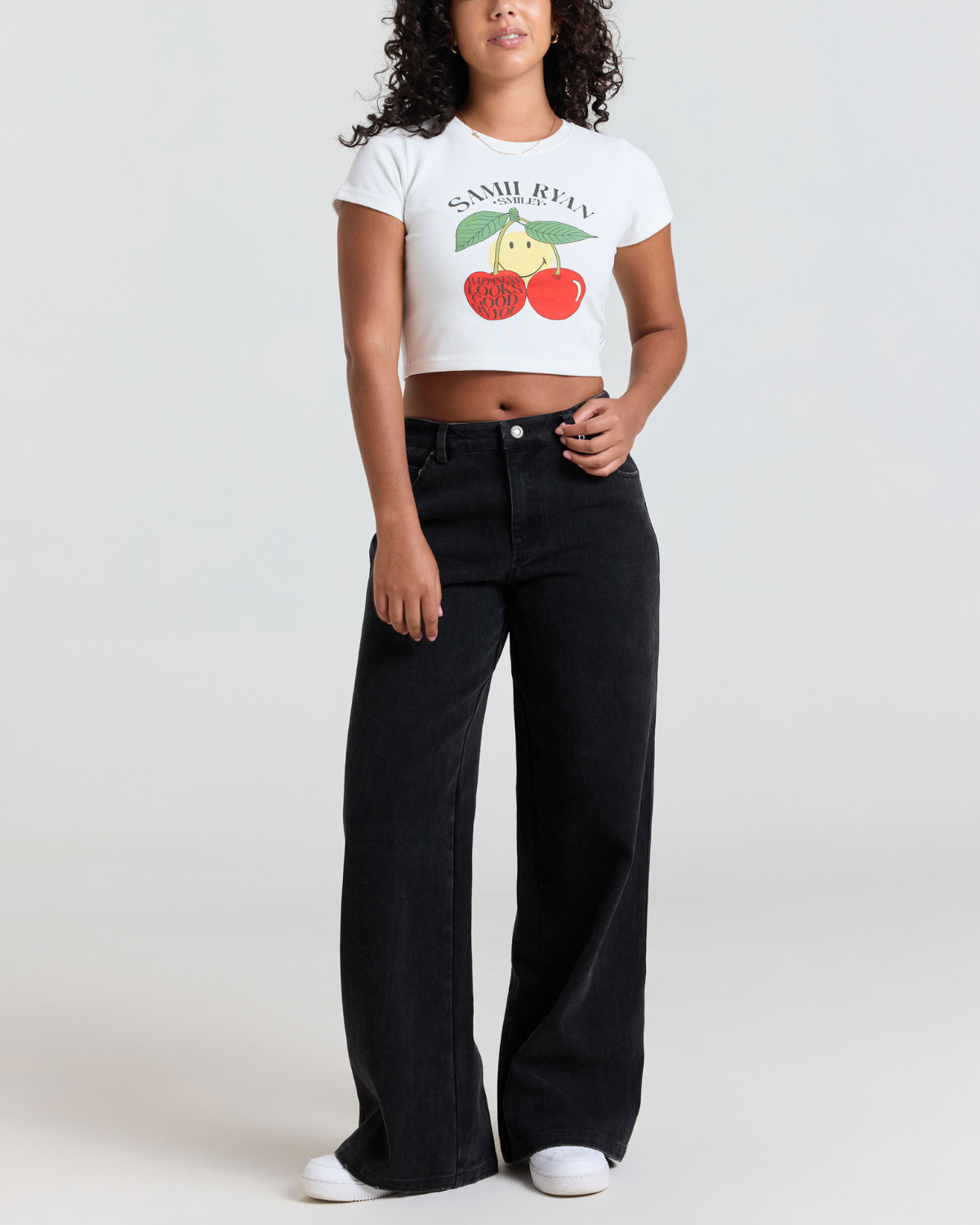 Smiley® Denim Jeans, Vintage Black
