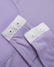 purple spandex bodysuit