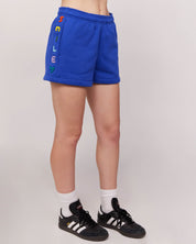 smiley sweat shorts