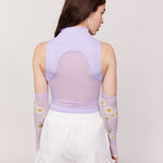 purple spandex bodysuit