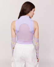 purple spandex bodysuit