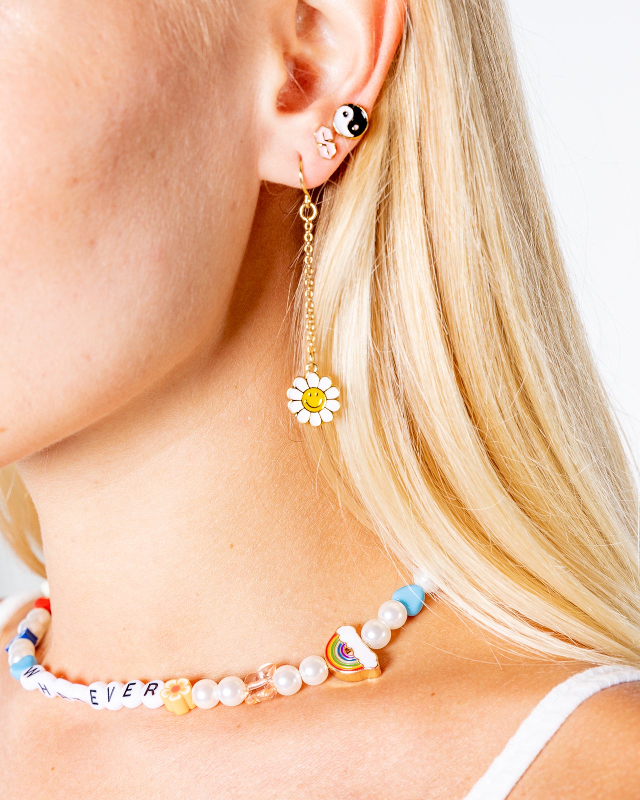 Smiley® Daisy Dangle Earrings - By Samii Ryan 