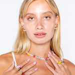 Strawberry Studded Earrings - By Samii Ryan 