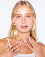 Strawberry Studded Earrings - By Samii Ryan 