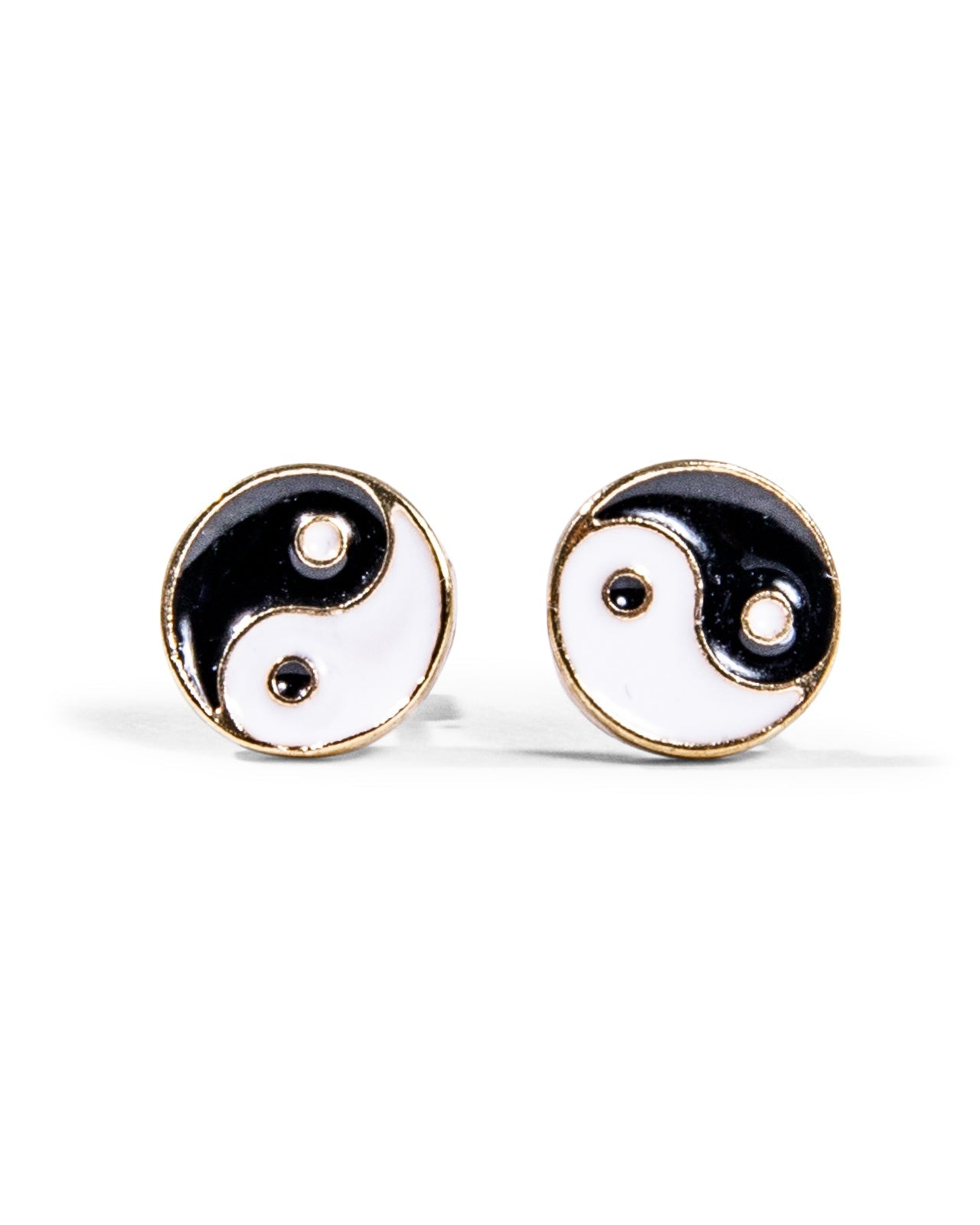 Yin Yang Studded Earrings - By Samii Ryan 