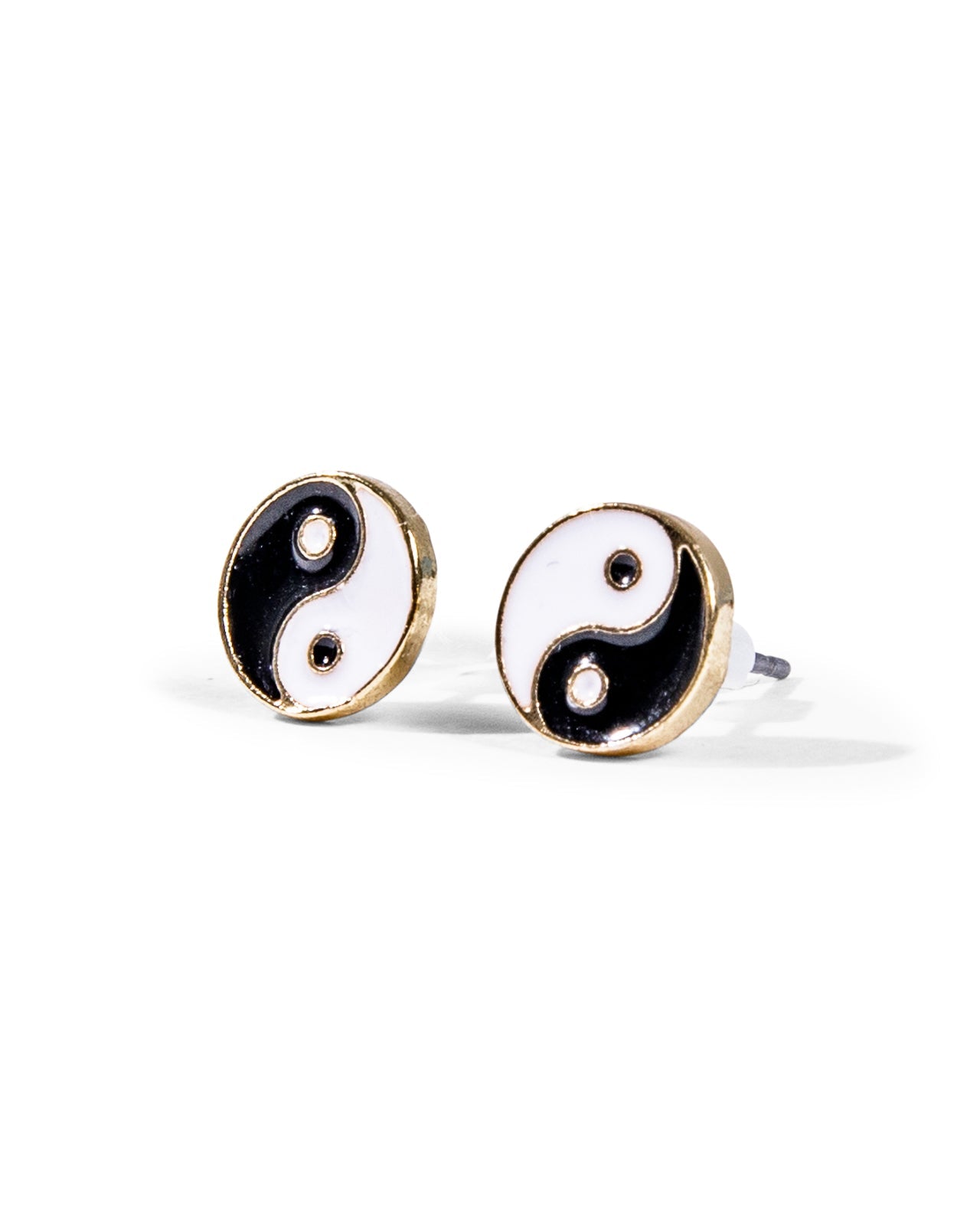 Yin Yang Studded Earrings - By Samii Ryan 