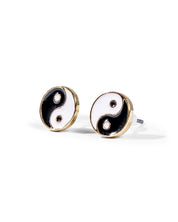 Yin Yang Studded Earrings - By Samii Ryan 